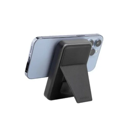 Energea MagPac Grip 10000mah Power bank with Built-in Stand/Grip - Gun/Blk